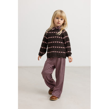 MarMar Light Cotton Wool Pattern Rose Frosting Hearts Torin Knitted Blouse