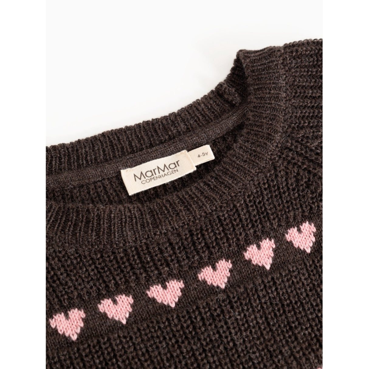 MarMar Light Cotton Wool Pattern Rose Frosting Hearts Torin Knitted Blouse