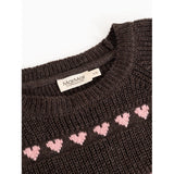 MarMar Light Cotton Wool Pattern Rose Frosting Hearts Torin Knitted Blouse