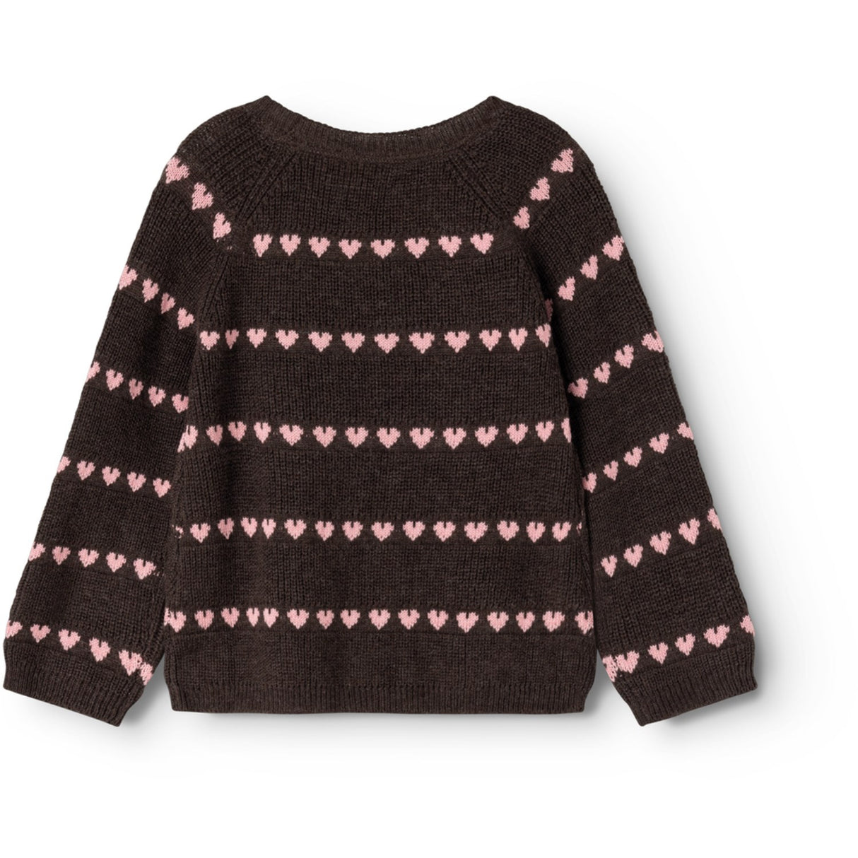 MarMar Light Cotton Wool Pattern Rose Frosting Hearts Torin Knitted Blouse