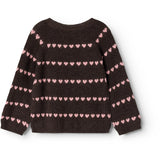 MarMar Light Cotton Wool Pattern Rose Frosting Hearts Torin Knitted Blouse