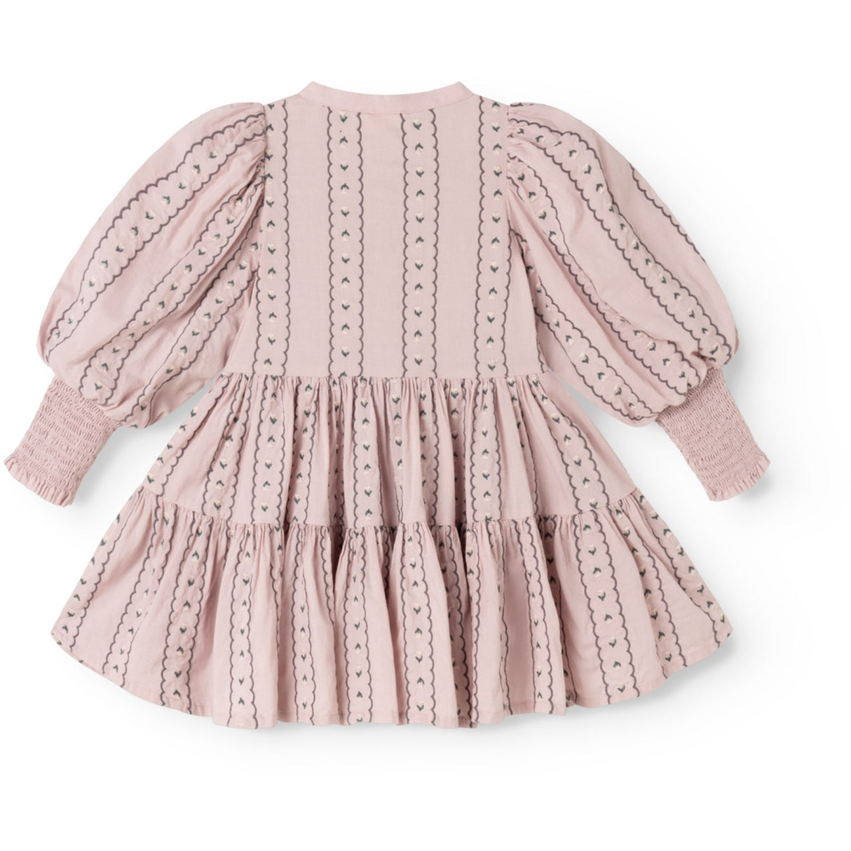 MarMar Light Embroidery Dusty Purple Bloom Dela Dress