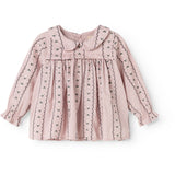 MarMar Light Embroidery Dusty Purple Bloom Tora Blouse
