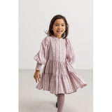 MarMar Light Embroidery Dusty Purple Bloom Dela Dress