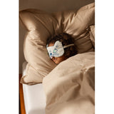 MarMar Seersucker Home Deep Lake Check Sleepmask