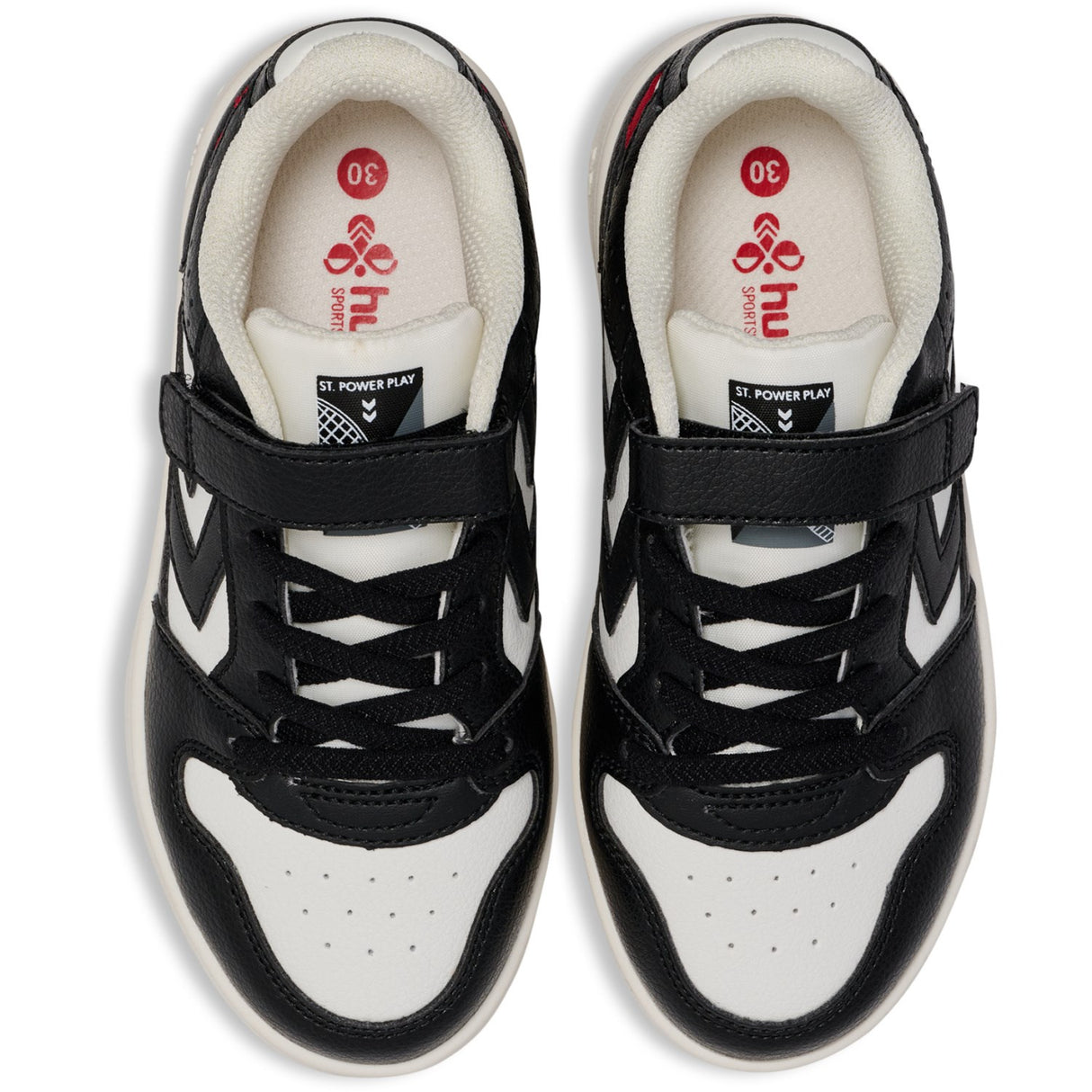 Hummel White/Black St Power Play Jr Sneakers