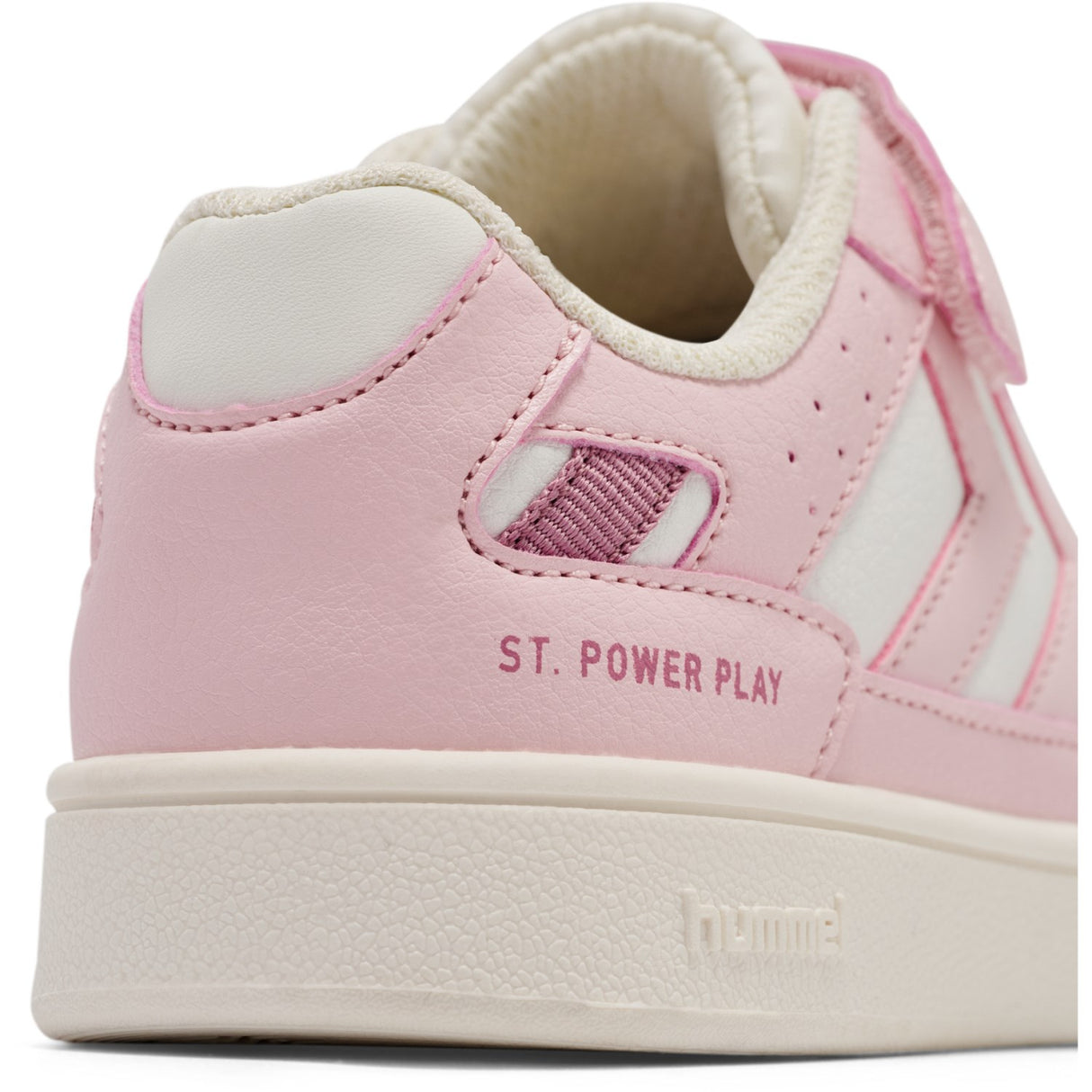 Hummel White/Pale Lilac St Power Play Jr Sneakers