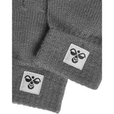 Hummel Dark Gull Gray Jr Knit Gloves 2-Pack