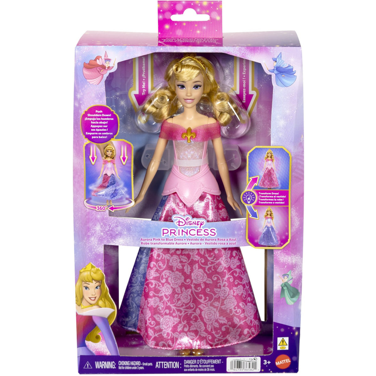 Disney Princess Transformation Dukke Aurora