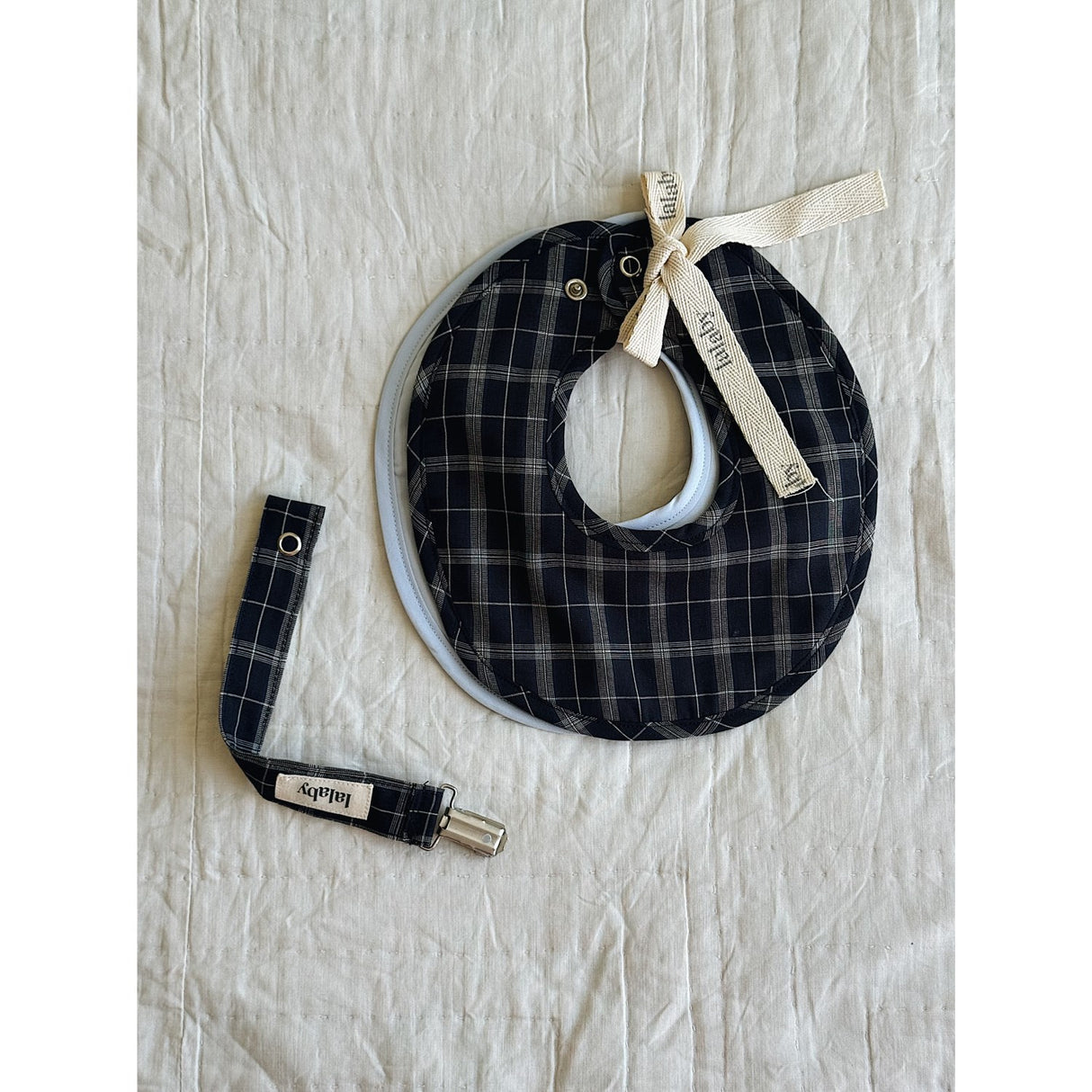 Lalaby Blue Mix Bibi Bib 2-Pack