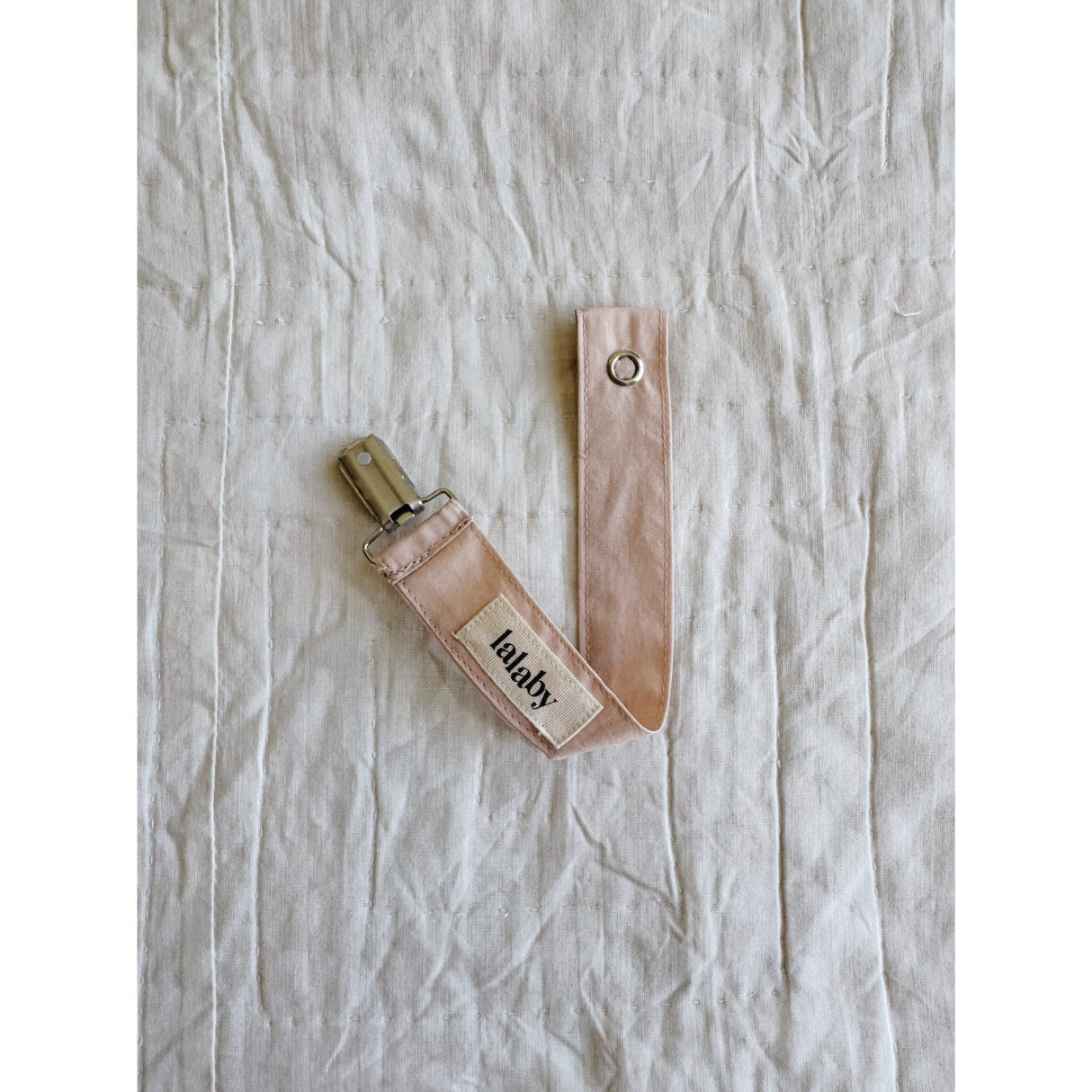 Lalaby Blush Pacifier Clip