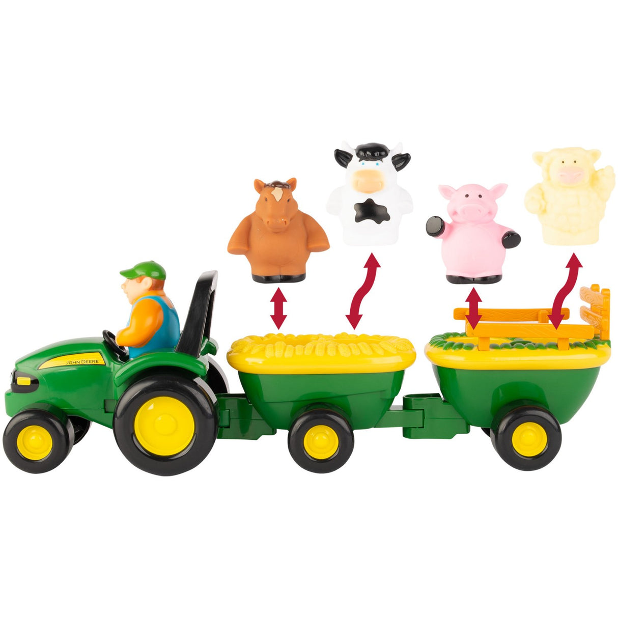 John Deere Hayride Med Dyrelyde