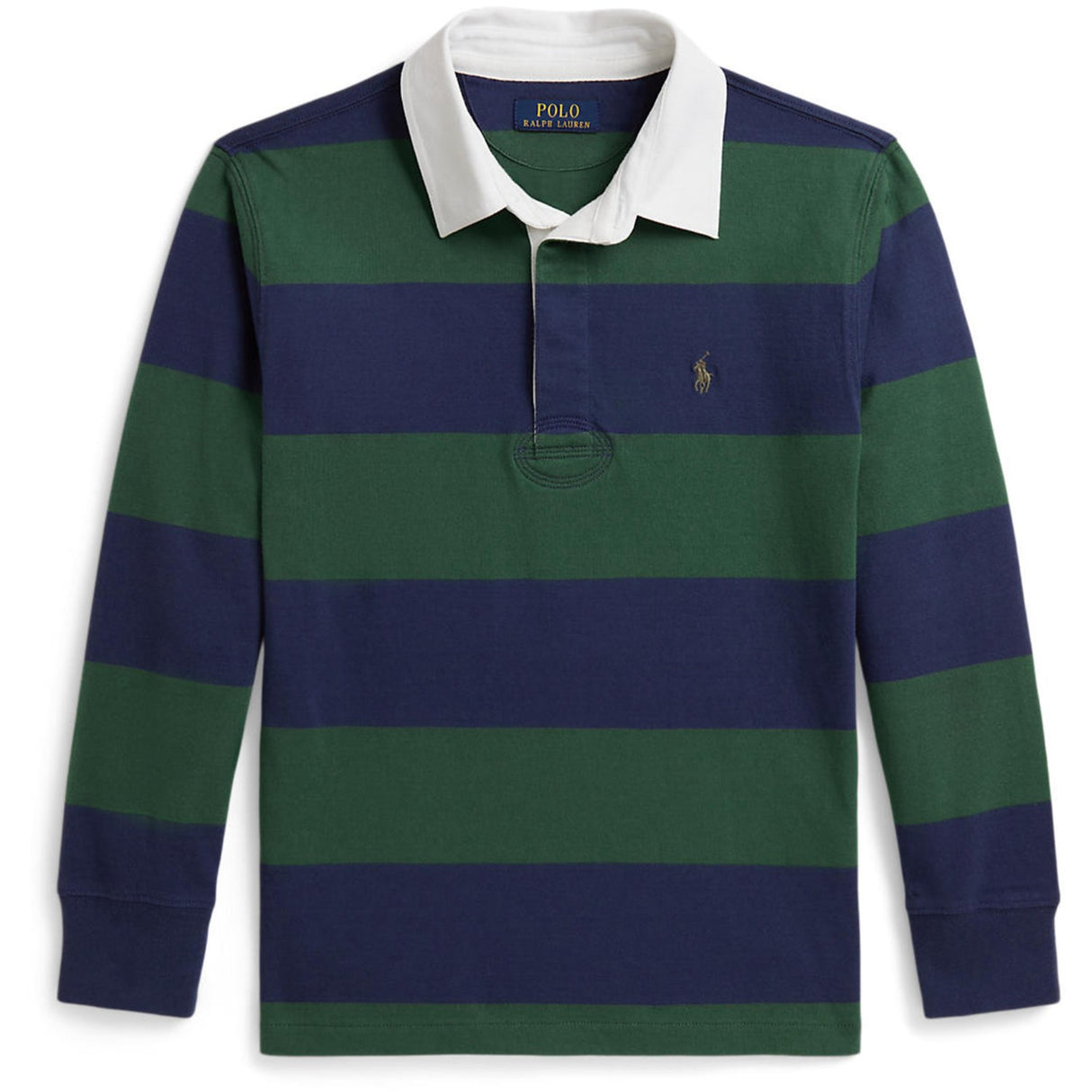 Polo Ralph Lauren Verano Green/Rustic Navy Rugby Polo