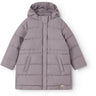 MarMar Tech. Puffer Plum Stem Oxford Coat