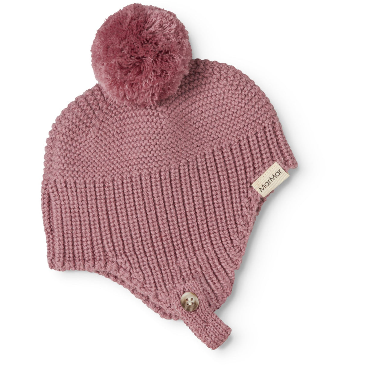 MarMar Light Cotton Wool Fisherman Autumn Russet Aly Pompom Hat