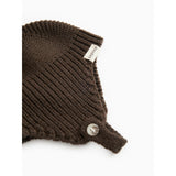 MarMar Light Cotton Wool Fisherman Dark Roast Aly Pompom Hat