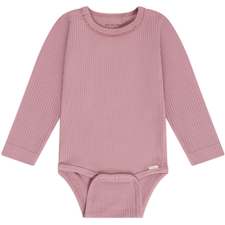 Minymo Nostalgia Rose Body Ls Rib