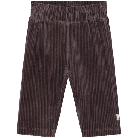 Minymo Plum Truffle Pants Velour