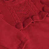 Minymo Rio Red Dress Ls Knit