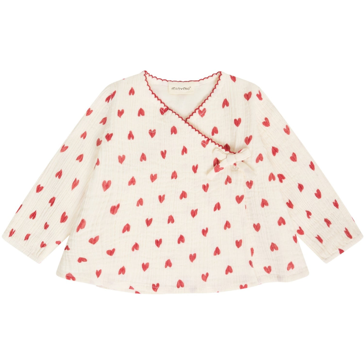 Minymo Eggnog Blouse Ls Aop