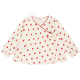 Minymo Eggnog Blouse Ls Aop
