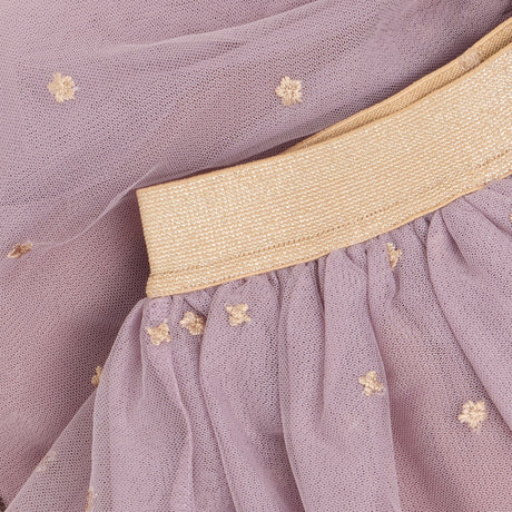 Minymo Fawn Skirt Mesh W. Emb.