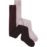 Minymo Huckleberry 2-Pack Stockings W. Pattern