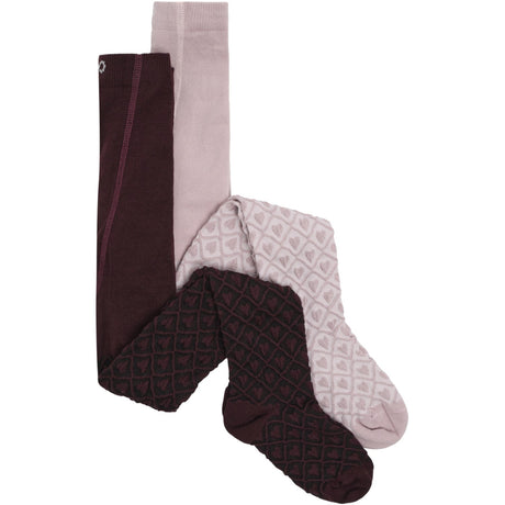 Minymo Huckleberry 2-Pack Stockings W. Pattern