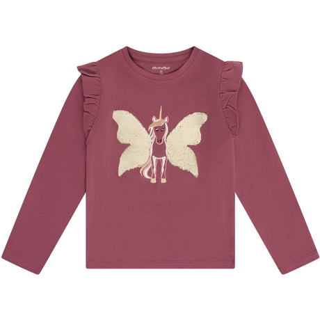 Minymo Crushed Berry T-Shirt Ls