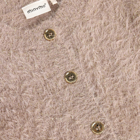 Minymo Bark Cardigan Knit W. Glitter