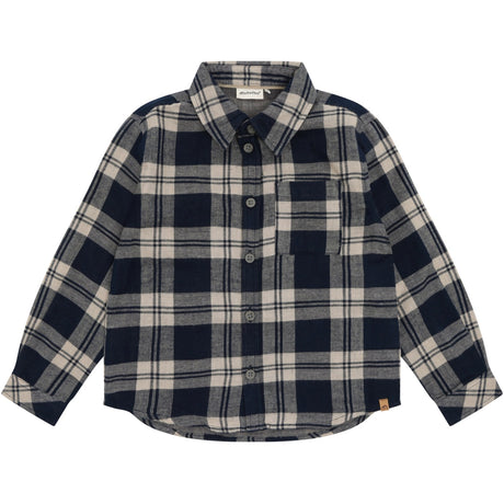 Minymo Dark Sapphire Shirt Ls Check