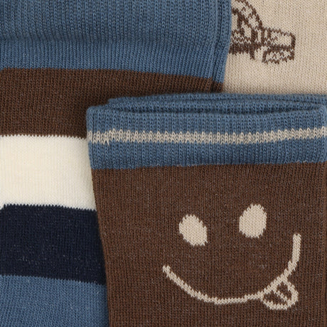 Minymo Feather Gray 3-Pack Socks