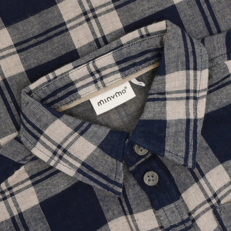 Minymo Dark Sapphire Shirt Ls Check