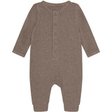 FIXONI Mountain Trial Melange Romper Ls Melange Rib