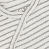 FIXONI Flint Gray Melange Wrap Body Ls Rib