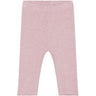 FIXONI Pale Mauve Melange Leggings Melange Rib