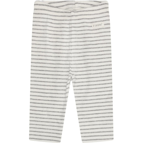 FIXONI Flint Gray Melange Leggings Rib