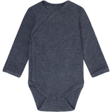 FIXONI Vintage Indigo Melange Wrap Body Ls Melange Rib