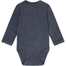 FIXONI Vintage Indigo Melange Wrap Body Ls Melange Rib