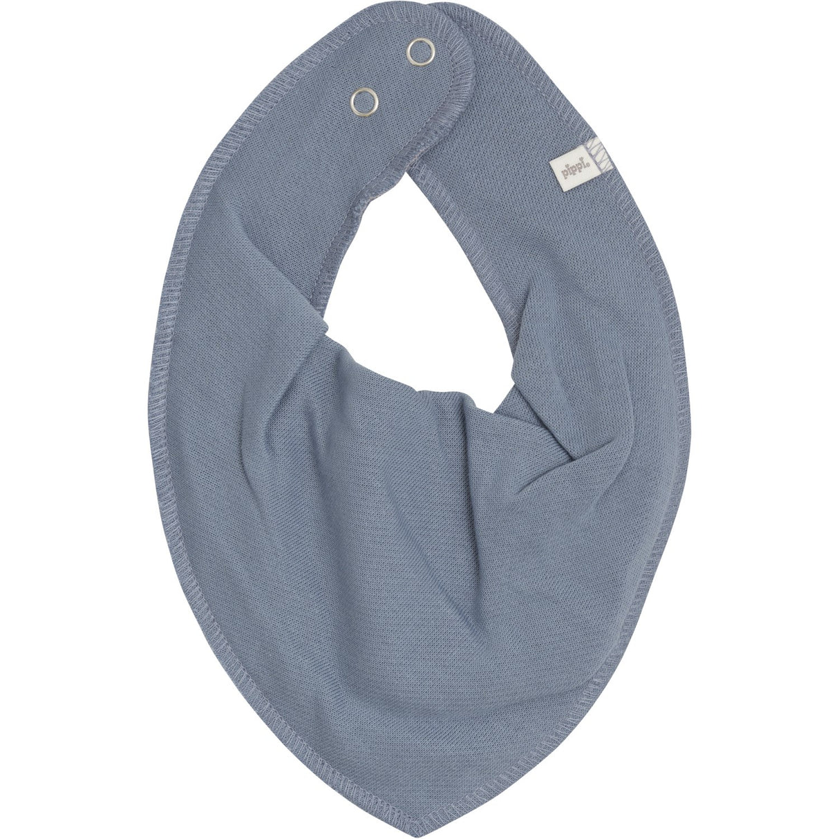 Pippi Blue Bandana Bib - Solid  (5-Pack)