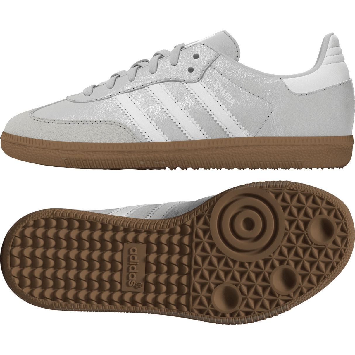 adidas Originals Silver Met. Ftwr White Gum 2 Samba Og C Sneakers