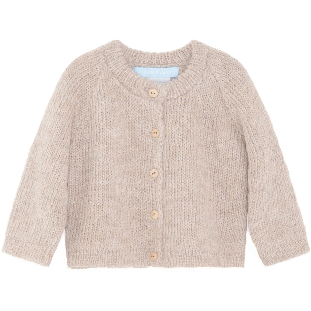 Serendipity Oat Milk Baby Alpaca Suri Cardigan