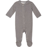 Serendipity Soil/Offwhite Newborn Stripe Suit