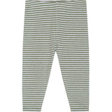 Serendipity Moss/Offwhite Baby Leggings Stripe