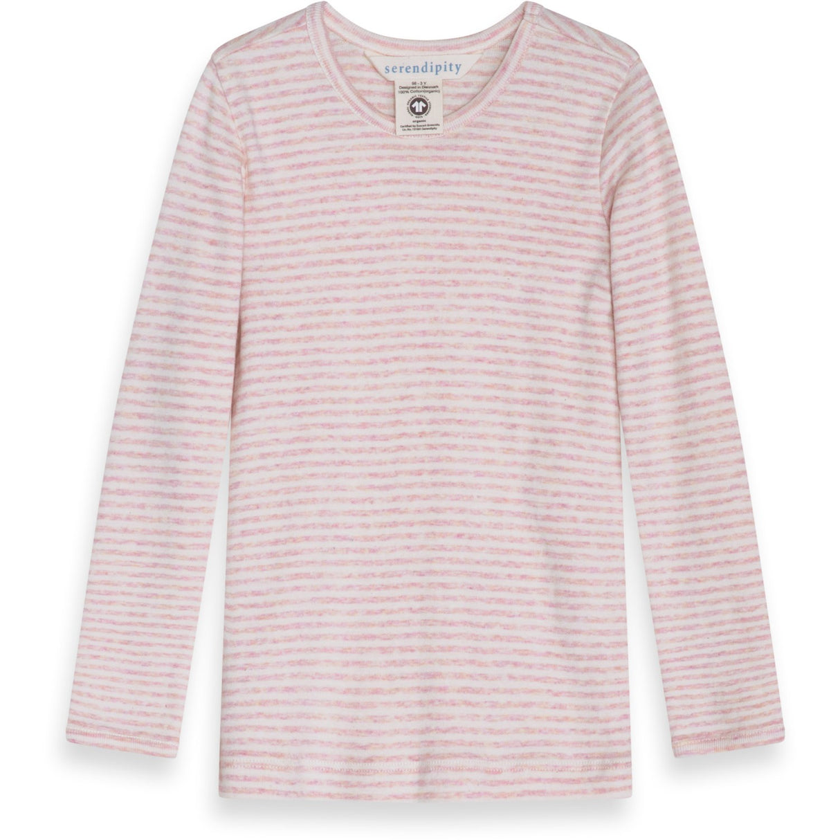 Serendipity Orchid/Offwhite Slim Stripe