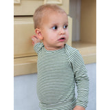 Serendipity Moss/Offwhite Baby Body Stripe