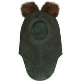 Huttelihut Beetle Balaclava Wool Alpaca Pompoms