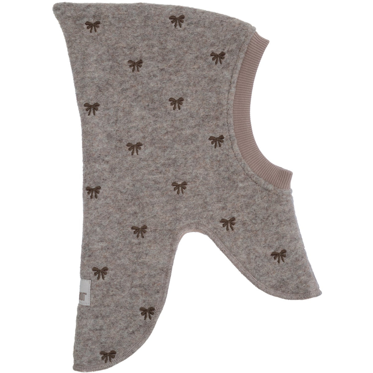 Huttelihut Camel Melange Balaclava Emb. Wool