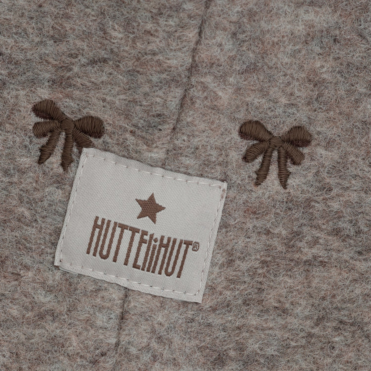 Huttelihut Camel Melange Balaclava Emb. Wool