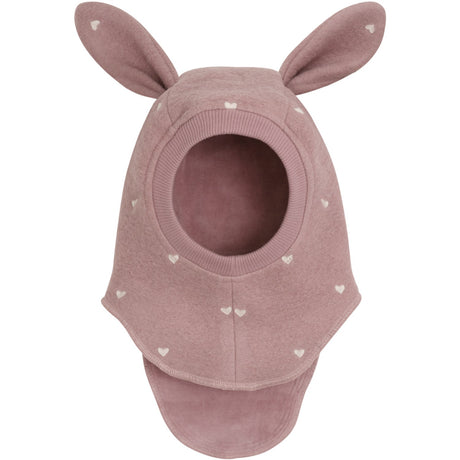 Huttelihut Deauville Mauve Balaclava Ears Emb. Wool